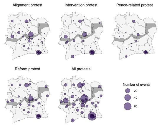 Wartime Civilian Protest in Côte d'Ivoire (WCP-CI) Dataset