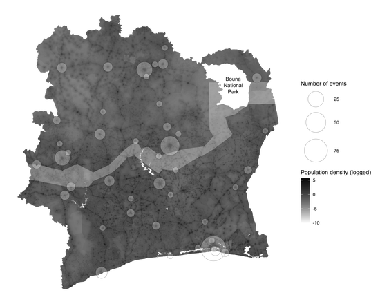 Wartime Civilian Protest in Côte d'Ivoire Dataset